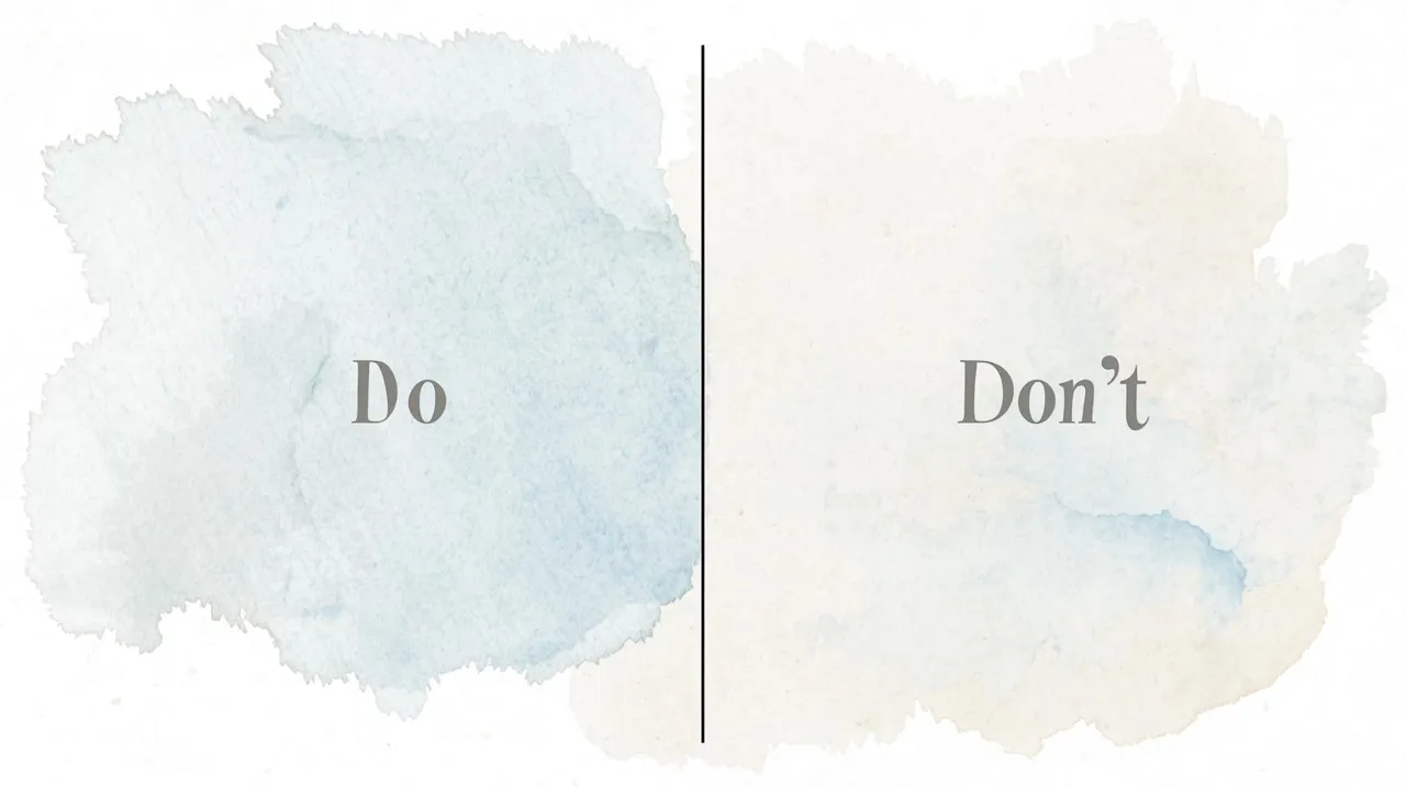 Do And Don't