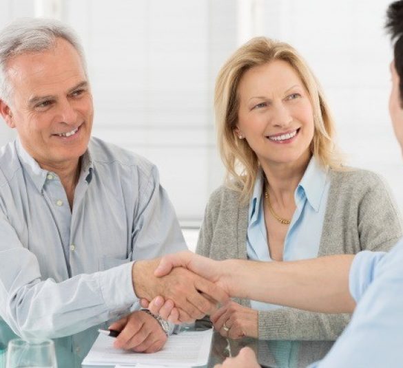 Happy Couple following Estate Planning Session